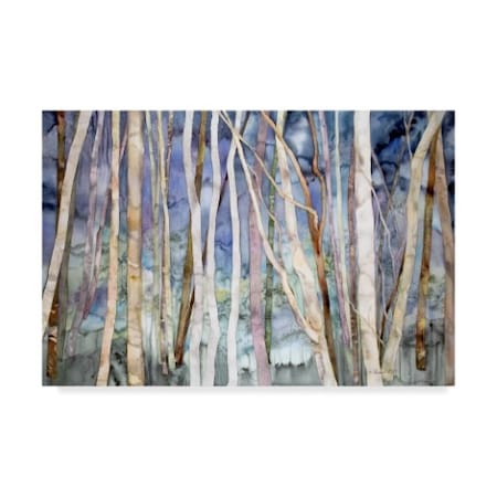 Sharon Pitts 'Mystery Of Trees 1' Canvas Art,12x19